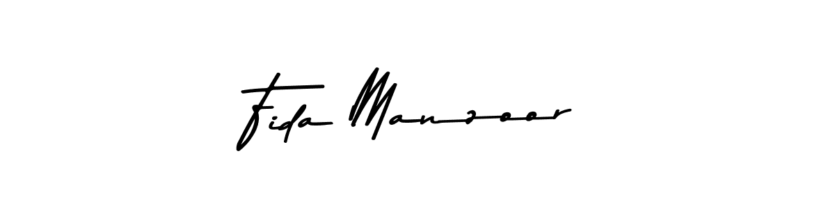 Create a beautiful signature design for name Fida Manzoor. With this signature (Asem Kandis PERSONAL USE) fonts, you can make a handwritten signature for free. Fida Manzoor signature style 9 images and pictures png