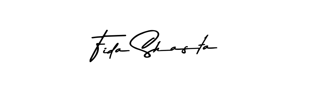 Use a signature maker to create a handwritten signature online. With this signature software, you can design (Asem Kandis PERSONAL USE) your own signature for name Fida Shasta. Fida Shasta signature style 9 images and pictures png