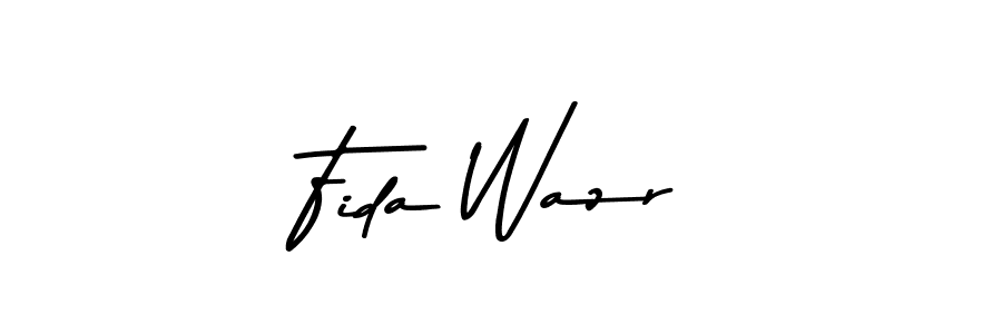 Design your own signature with our free online signature maker. With this signature software, you can create a handwritten (Asem Kandis PERSONAL USE) signature for name Fida Wazr. Fida Wazr signature style 9 images and pictures png