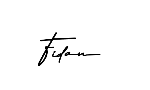 Design your own signature with our free online signature maker. With this signature software, you can create a handwritten (Asem Kandis PERSONAL USE) signature for name Fidan. Fidan signature style 9 images and pictures png