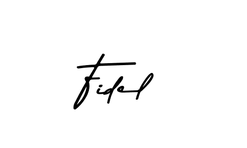 Create a beautiful signature design for name Fidel. With this signature (Asem Kandis PERSONAL USE) fonts, you can make a handwritten signature for free. Fidel signature style 9 images and pictures png