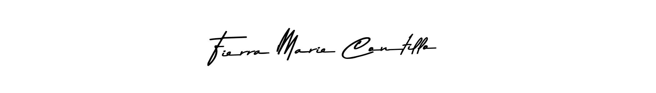 if you are searching for the best signature style for your name Fierra Marie Contillo. so please give up your signature search. here we have designed multiple signature styles  using Asem Kandis PERSONAL USE. Fierra Marie Contillo signature style 9 images and pictures png