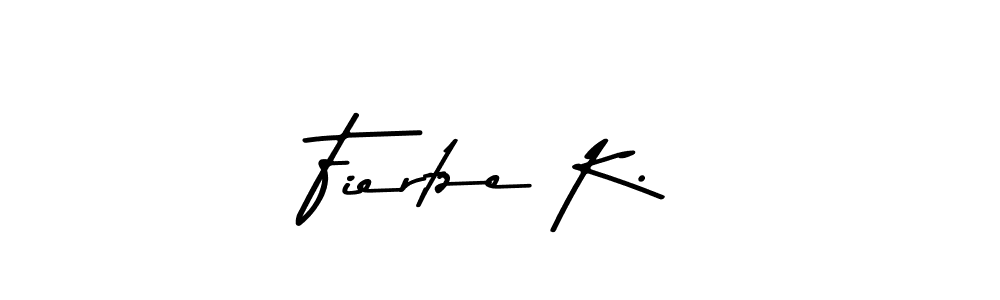 You can use this online signature creator to create a handwritten signature for the name Fiertze K.. This is the best online autograph maker. Fiertze K. signature style 9 images and pictures png