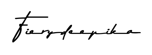 Create a personalized artistic stamp with Fierydeepika in Asem Kandis PERSONAL USE font. Perfect for visual artists, designers, and influencers. Fierydeepika signature style 9 images and pictures png