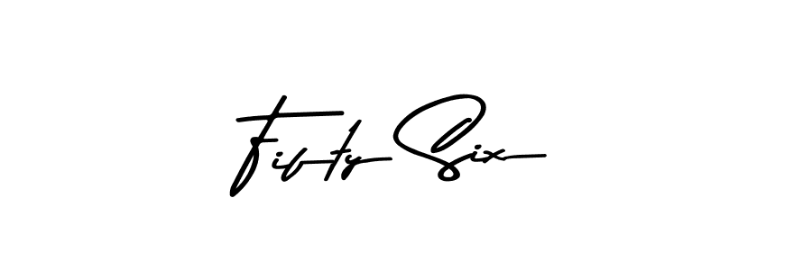 if you are searching for the best signature style for your name Fifty Six. so please give up your signature search. here we have designed multiple signature styles  using Asem Kandis PERSONAL USE. Fifty Six signature style 9 images and pictures png