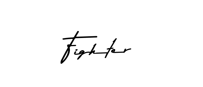 Design your own signature with our free online signature maker. With this signature software, you can create a handwritten (Asem Kandis PERSONAL USE) signature for name Fighter. Fighter signature style 9 images and pictures png