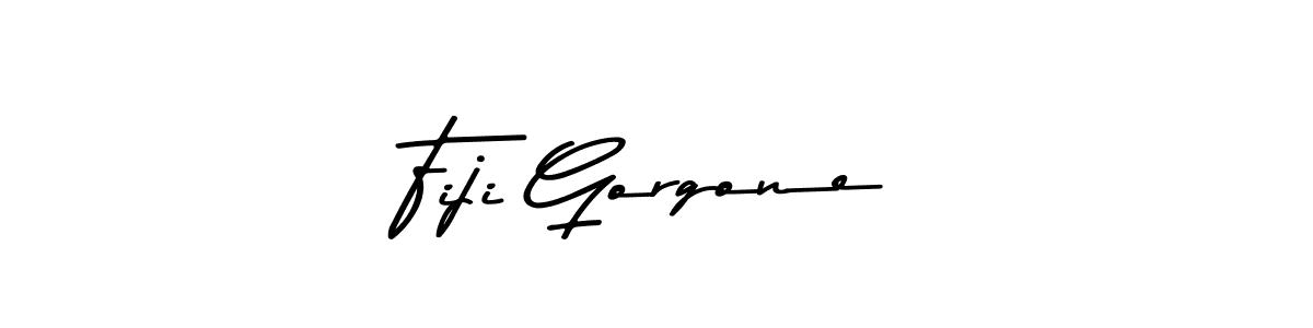 Make a beautiful signature design for name Fiji Gorgone. With this signature (Asem Kandis PERSONAL USE) style, you can create a handwritten signature for free. Fiji Gorgone signature style 9 images and pictures png