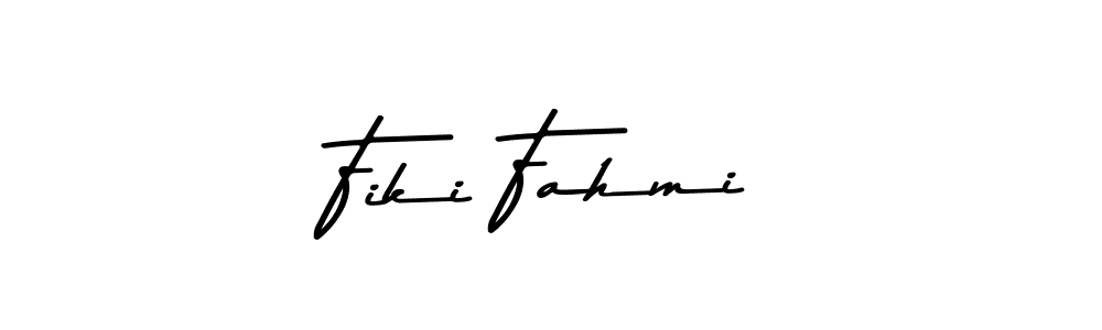 The best way (Asem Kandis PERSONAL USE) to make a short signature is to pick only two or three words in your name. The name Fiki Fahmi include a total of six letters. For converting this name. Fiki Fahmi signature style 9 images and pictures png