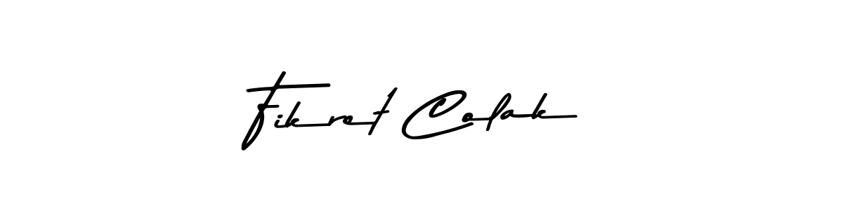 The best way (Asem Kandis PERSONAL USE) to make a short signature is to pick only two or three words in your name. The name Fikret Colak include a total of six letters. For converting this name. Fikret Colak signature style 9 images and pictures png