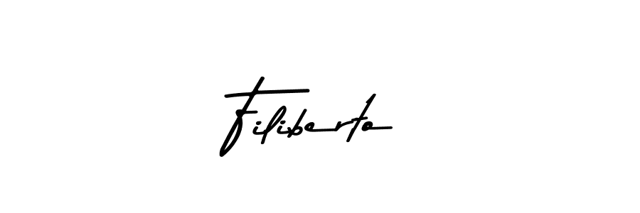 This is the best signature style for the Filiberto name. Also you like these signature font (Asem Kandis PERSONAL USE). Mix name signature. Filiberto signature style 9 images and pictures png