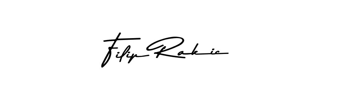 Design your own signature with our free online signature maker. With this signature software, you can create a handwritten (Asem Kandis PERSONAL USE) signature for name Filip Rakic. Filip Rakic signature style 9 images and pictures png