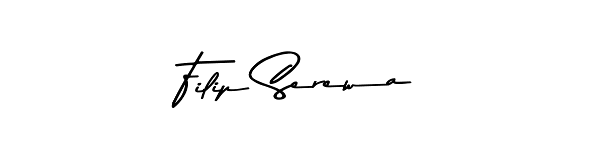 Use a signature maker to create a handwritten signature online. With this signature software, you can design (Asem Kandis PERSONAL USE) your own signature for name Filip Serewa. Filip Serewa signature style 9 images and pictures png