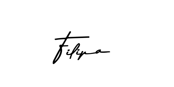 Make a beautiful signature design for name Filipa. With this signature (Asem Kandis PERSONAL USE) style, you can create a handwritten signature for free. Filipa signature style 9 images and pictures png