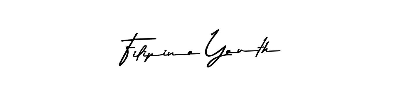 Make a beautiful signature design for name Filipino Youth. With this signature (Asem Kandis PERSONAL USE) style, you can create a handwritten signature for free. Filipino Youth signature style 9 images and pictures png