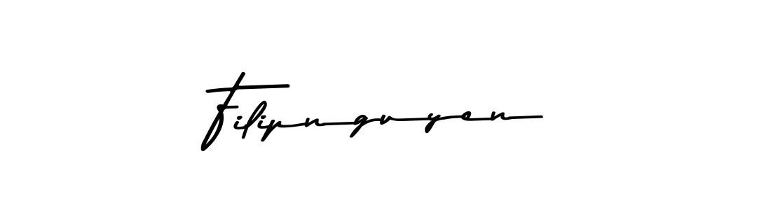 How to make Filipnguyen signature? Asem Kandis PERSONAL USE is a professional autograph style. Create handwritten signature for Filipnguyen name. Filipnguyen signature style 9 images and pictures png