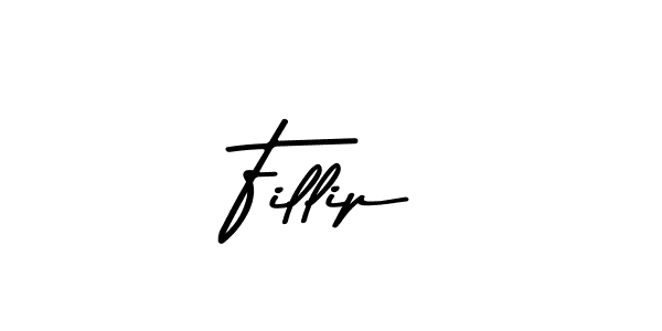 Create a beautiful signature design for name Fillip. With this signature (Asem Kandis PERSONAL USE) fonts, you can make a handwritten signature for free. Fillip signature style 9 images and pictures png