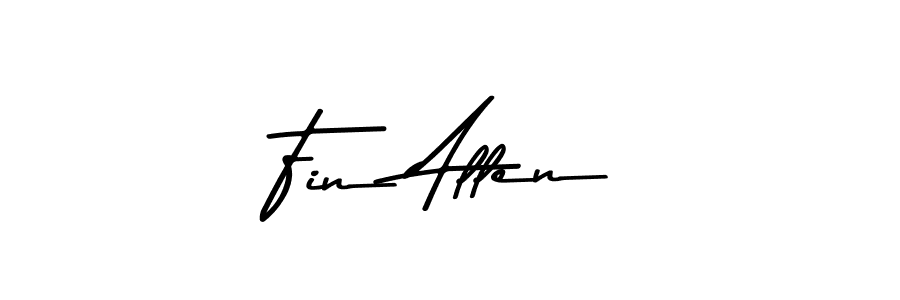 Design your own signature with our free online signature maker. With this signature software, you can create a handwritten (Asem Kandis PERSONAL USE) signature for name Fin Allen. Fin Allen signature style 9 images and pictures png
