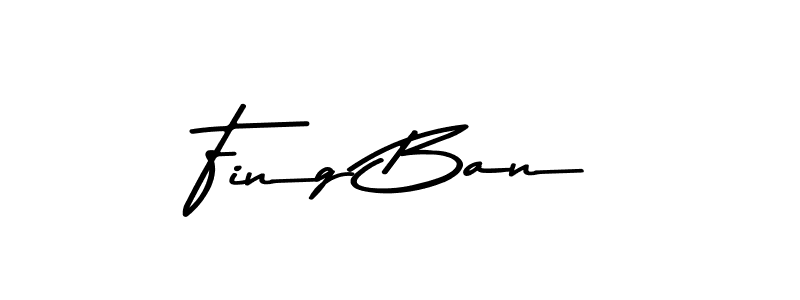 How to Draw Fing Ban signature style? Asem Kandis PERSONAL USE is a latest design signature styles for name Fing Ban. Fing Ban signature style 9 images and pictures png