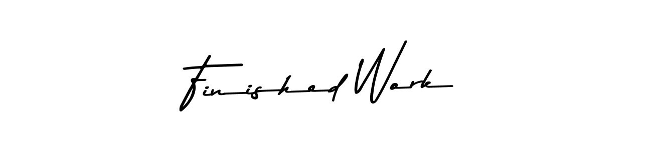 Check out images of Autograph of Finished Work name. Actor Finished Work Signature Style. Asem Kandis PERSONAL USE is a professional sign style online. Finished Work signature style 9 images and pictures png