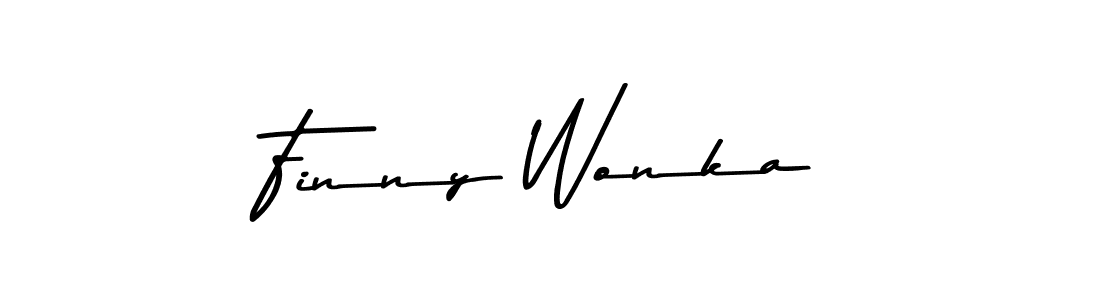 Also we have Finny Wonka name is the best signature style. Create professional handwritten signature collection using Asem Kandis PERSONAL USE autograph style. Finny Wonka signature style 9 images and pictures png