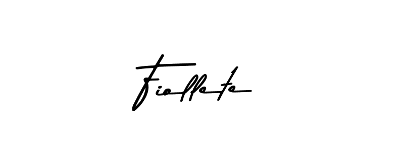 Fiollete stylish signature style. Best Handwritten Sign (Asem Kandis PERSONAL USE) for my name. Handwritten Signature Collection Ideas for my name Fiollete. Fiollete signature style 9 images and pictures png