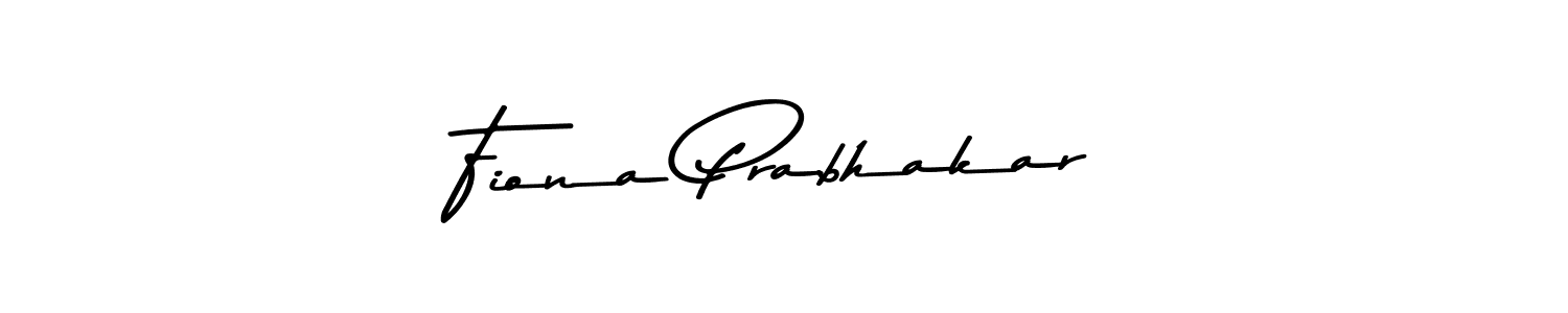 Design your own signature with our free online signature maker. With this signature software, you can create a handwritten (Asem Kandis PERSONAL USE) signature for name Fiona Prabhakar. Fiona Prabhakar signature style 9 images and pictures png