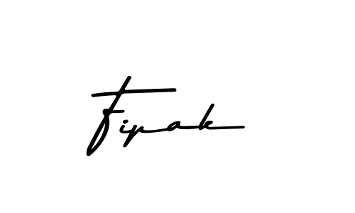 How to make Fipak name signature. Use Asem Kandis PERSONAL USE style for creating short signs online. This is the latest handwritten sign. Fipak signature style 9 images and pictures png