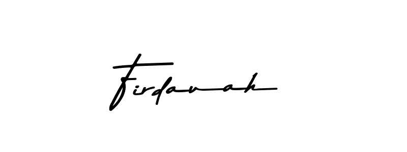 How to make Firdauah signature? Asem Kandis PERSONAL USE is a professional autograph style. Create handwritten signature for Firdauah name. Firdauah signature style 9 images and pictures png