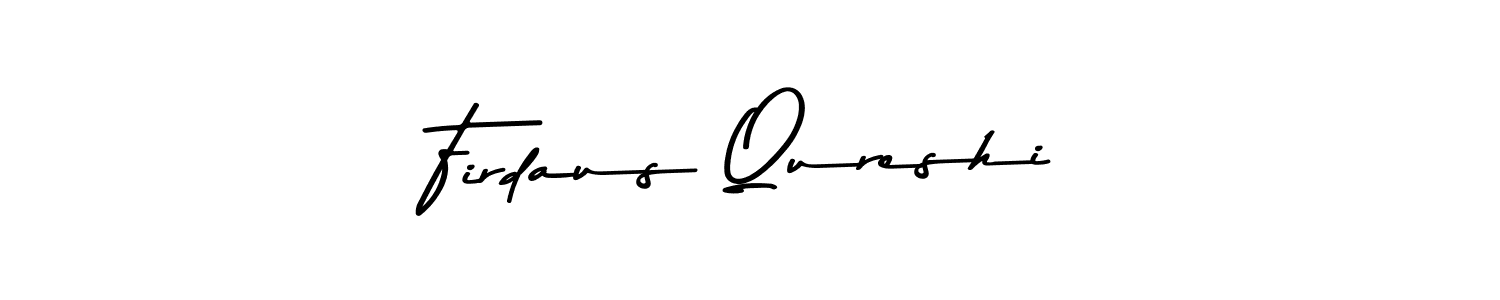Design your own signature with our free online signature maker. With this signature software, you can create a handwritten (Asem Kandis PERSONAL USE) signature for name Firdaus Qureshi. Firdaus Qureshi signature style 9 images and pictures png
