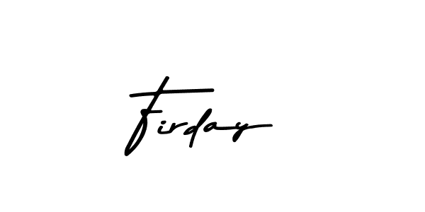 Create a beautiful signature design for name Firday. With this signature (Asem Kandis PERSONAL USE) fonts, you can make a handwritten signature for free. Firday signature style 9 images and pictures png