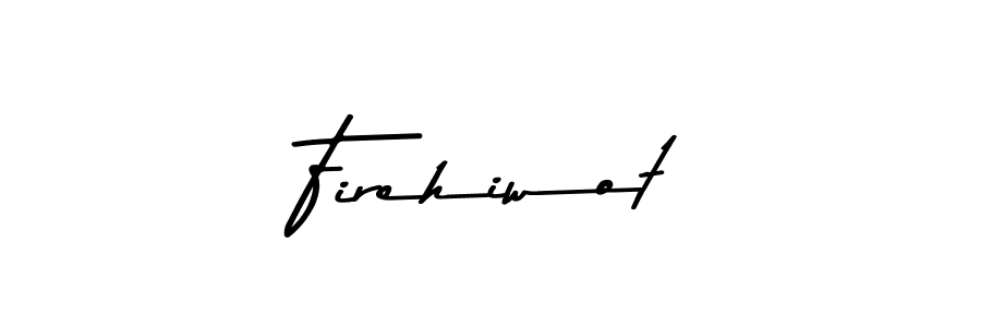 You can use this online signature creator to create a handwritten signature for the name Firehiwot. This is the best online autograph maker. Firehiwot signature style 9 images and pictures png