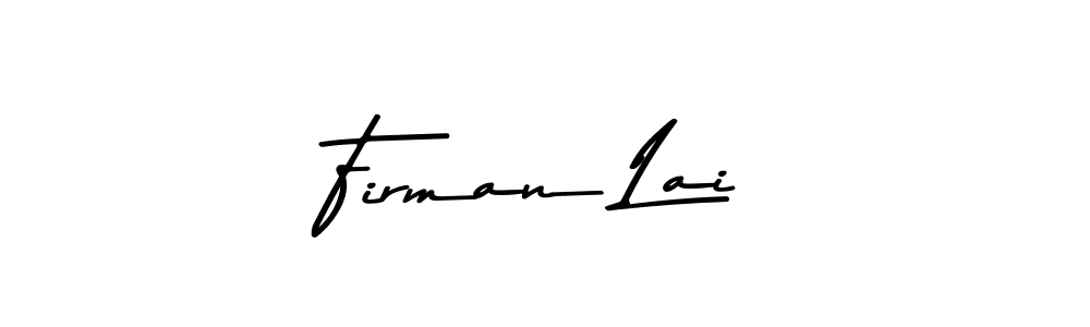 Similarly Asem Kandis PERSONAL USE is the best handwritten signature design. Signature creator online .You can use it as an online autograph creator for name Firman Lai. Firman Lai signature style 9 images and pictures png