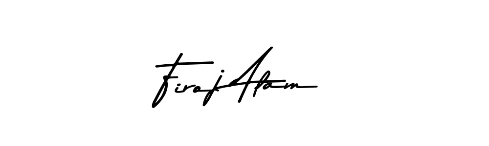 The best way (Asem Kandis PERSONAL USE) to make a short signature is to pick only two or three words in your name. The name Firoj Alam include a total of six letters. For converting this name. Firoj Alam signature style 9 images and pictures png