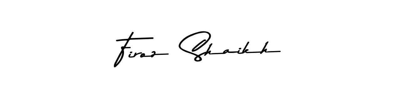 Also we have Firoz  Shaikh name is the best signature style. Create professional handwritten signature collection using Asem Kandis PERSONAL USE autograph style. Firoz  Shaikh signature style 9 images and pictures png