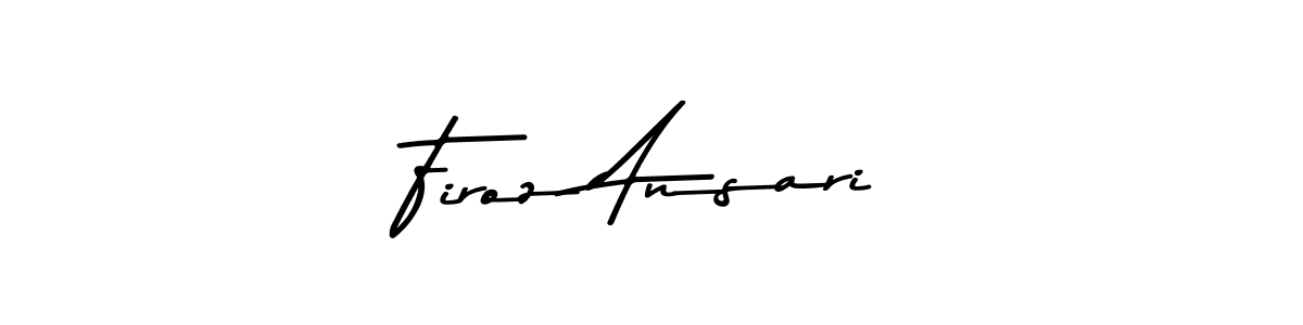 Firoz Ansari stylish signature style. Best Handwritten Sign (Asem Kandis PERSONAL USE) for my name. Handwritten Signature Collection Ideas for my name Firoz Ansari. Firoz Ansari signature style 9 images and pictures png