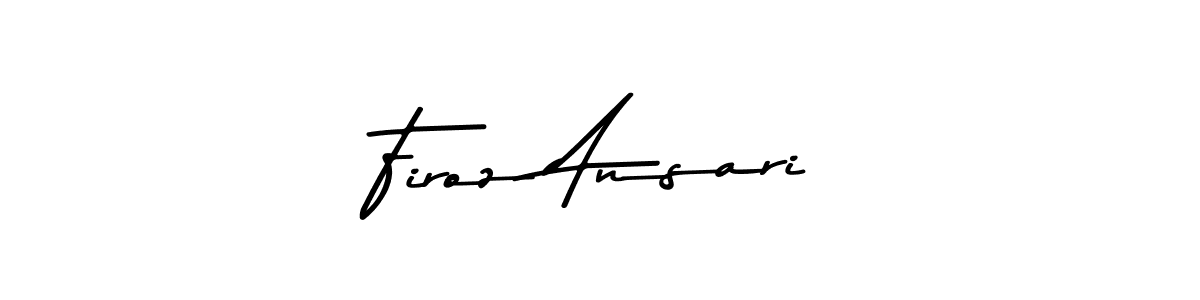 Firoz Ansari stylish signature style. Best Handwritten Sign (Asem Kandis PERSONAL USE) for my name. Handwritten Signature Collection Ideas for my name Firoz Ansari. Firoz Ansari signature style 9 images and pictures png