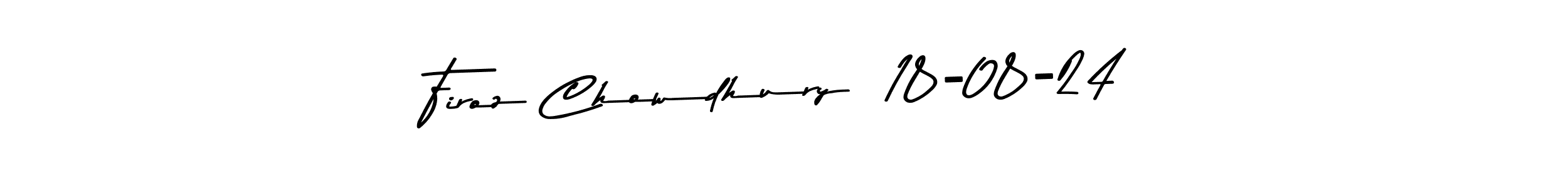 You can use this online signature creator to create a handwritten signature for the name Firoz Chowdhury  18-08-24. This is the best online autograph maker. Firoz Chowdhury  18-08-24 signature style 9 images and pictures png