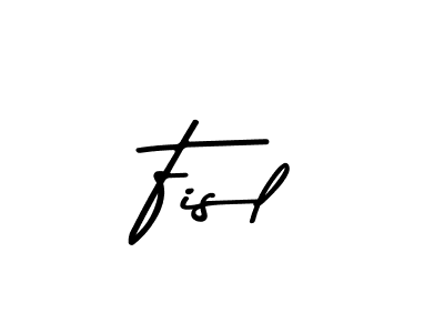 Use a signature maker to create a handwritten signature online. With this signature software, you can design (Asem Kandis PERSONAL USE) your own signature for name Fisl. Fisl signature style 9 images and pictures png