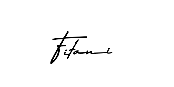 Similarly Asem Kandis PERSONAL USE is the best handwritten signature design. Signature creator online .You can use it as an online autograph creator for name Fitani. Fitani signature style 9 images and pictures png