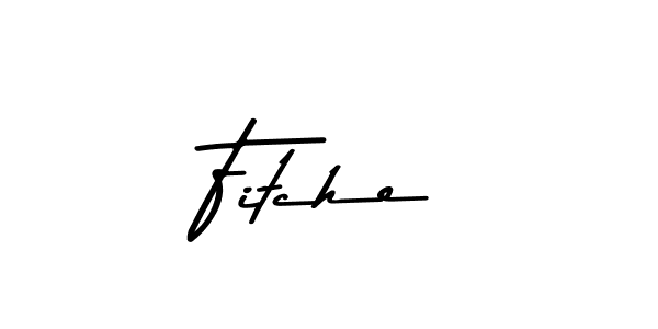 Make a beautiful signature design for name Fitche. With this signature (Asem Kandis PERSONAL USE) style, you can create a handwritten signature for free. Fitche signature style 9 images and pictures png