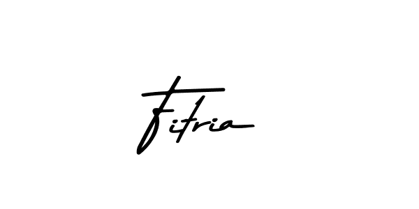 Create a beautiful signature design for name Fitria. With this signature (Asem Kandis PERSONAL USE) fonts, you can make a handwritten signature for free. Fitria signature style 9 images and pictures png