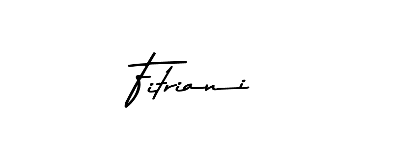 Similarly Asem Kandis PERSONAL USE is the best handwritten signature design. Signature creator online .You can use it as an online autograph creator for name Fitriani. Fitriani signature style 9 images and pictures png