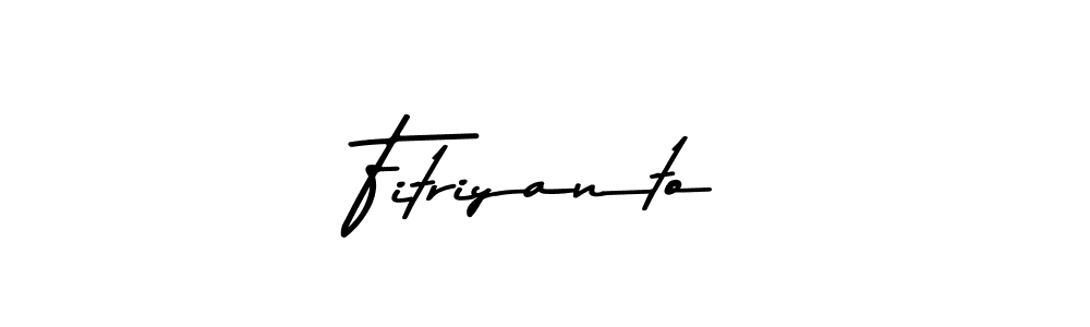 Design your own signature with our free online signature maker. With this signature software, you can create a handwritten (Asem Kandis PERSONAL USE) signature for name Fitriyanto. Fitriyanto signature style 9 images and pictures png