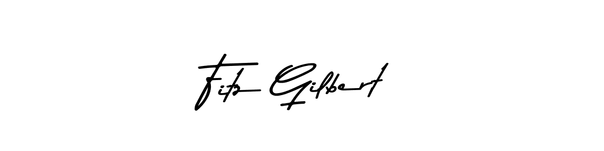 Make a beautiful signature design for name Fitz Gilbert. With this signature (Asem Kandis PERSONAL USE) style, you can create a handwritten signature for free. Fitz Gilbert signature style 9 images and pictures png