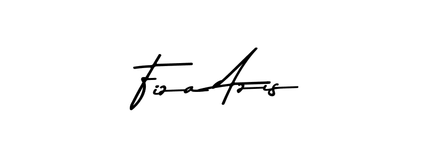 Make a beautiful signature design for name Fiza Azis. With this signature (Asem Kandis PERSONAL USE) style, you can create a handwritten signature for free. Fiza Azis signature style 9 images and pictures png