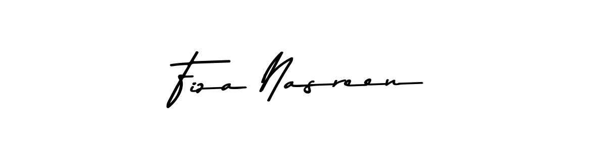 Also You can easily find your signature by using the search form. We will create Fiza Nasreen name handwritten signature images for you free of cost using Asem Kandis PERSONAL USE sign style. Fiza Nasreen signature style 9 images and pictures png