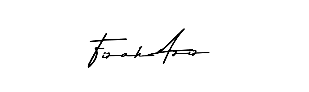 Create a beautiful signature design for name Fizah Aziz. With this signature (Asem Kandis PERSONAL USE) fonts, you can make a handwritten signature for free. Fizah Aziz signature style 9 images and pictures png