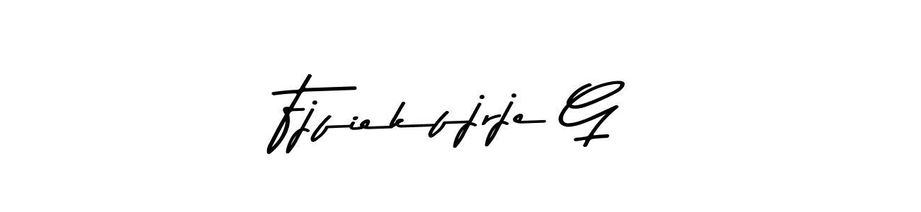 Also we have Fjfiekfjrje G name is the best signature style. Create professional handwritten signature collection using Asem Kandis PERSONAL USE autograph style. Fjfiekfjrje G signature style 9 images and pictures png