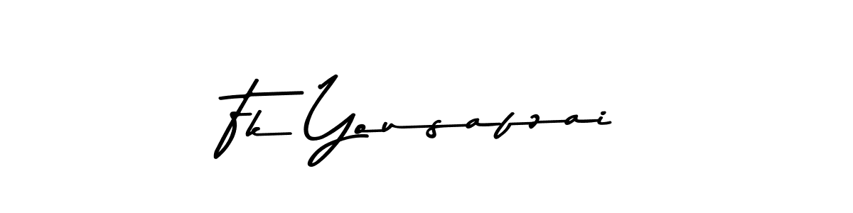 Make a beautiful signature design for name Fk Yousafzai. Use this online signature maker to create a handwritten signature for free. Fk Yousafzai signature style 9 images and pictures png