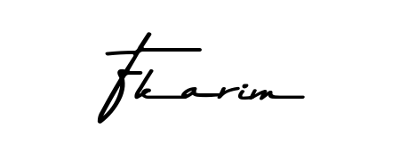 Also we have Fkarim name is the best signature style. Create professional handwritten signature collection using Asem Kandis PERSONAL USE autograph style. Fkarim signature style 9 images and pictures png